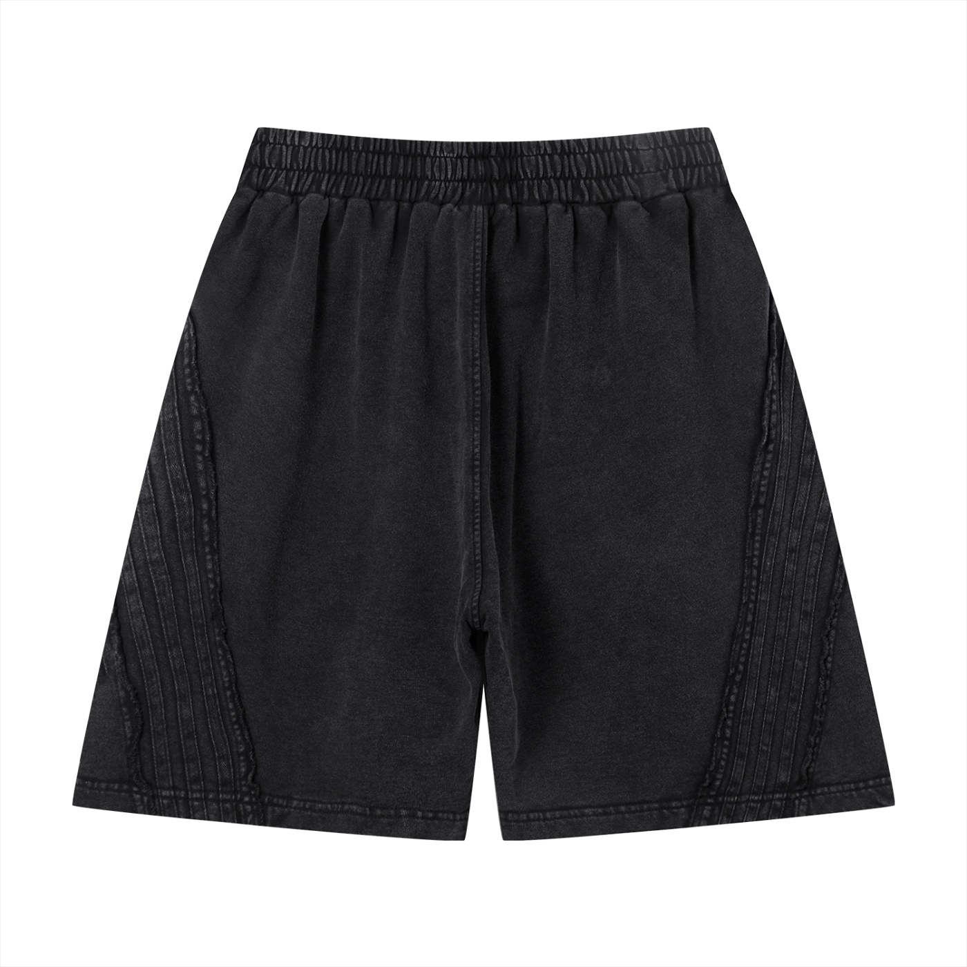 4leafclover Wash Raw Edge Shorts
