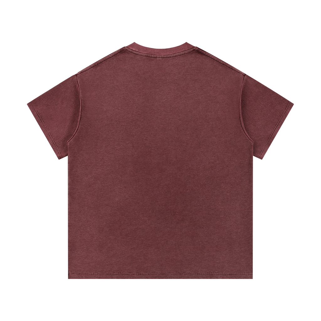4lC Mineral Wash Waffle Knit T-Shirt