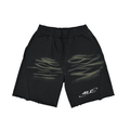 Vintage Washed 4LC Tiger Stripes Short Pants