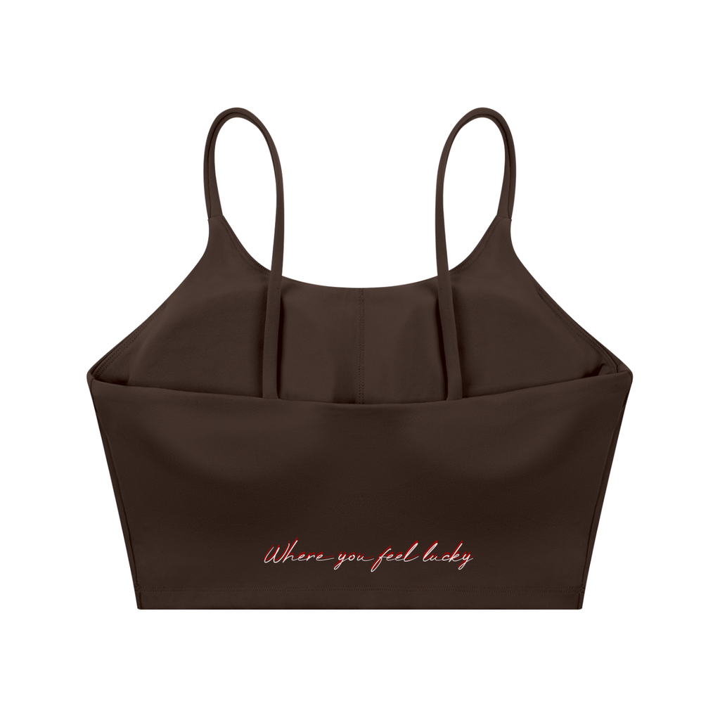 Where you feel lucky Yoga Sports Bra