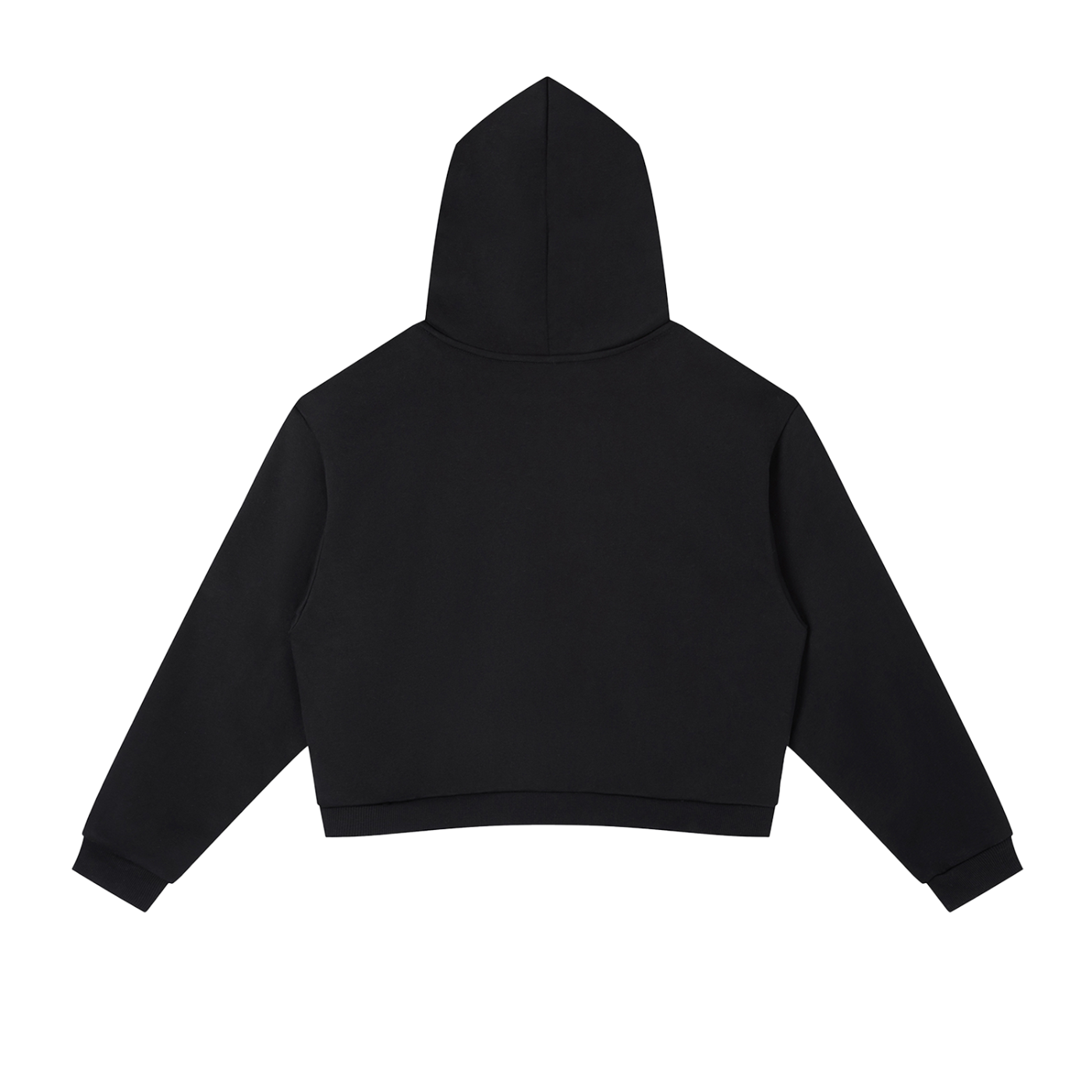 4leafclover Side Stripe Cropped Hoodie