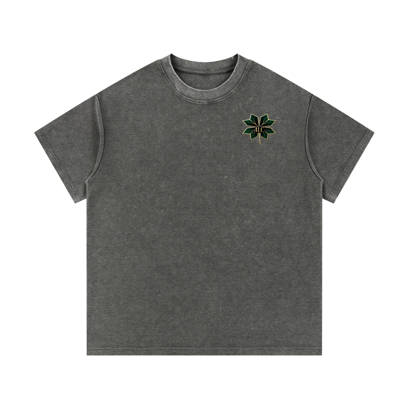 4lC Mineral Wash Waffle Knit T-Shirt