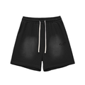 4LC Raw Edge Cotton Shorts