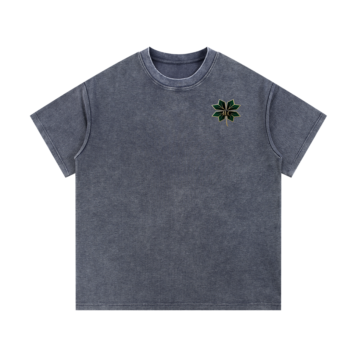 4lC Mineral Wash Waffle Knit T-Shirt