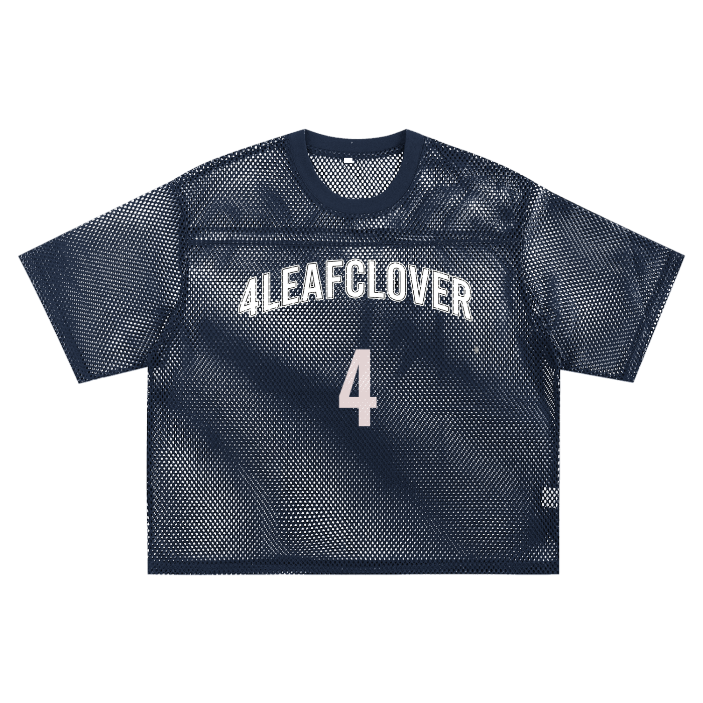 See-through 4leafclover Boxy Net T-Shirt