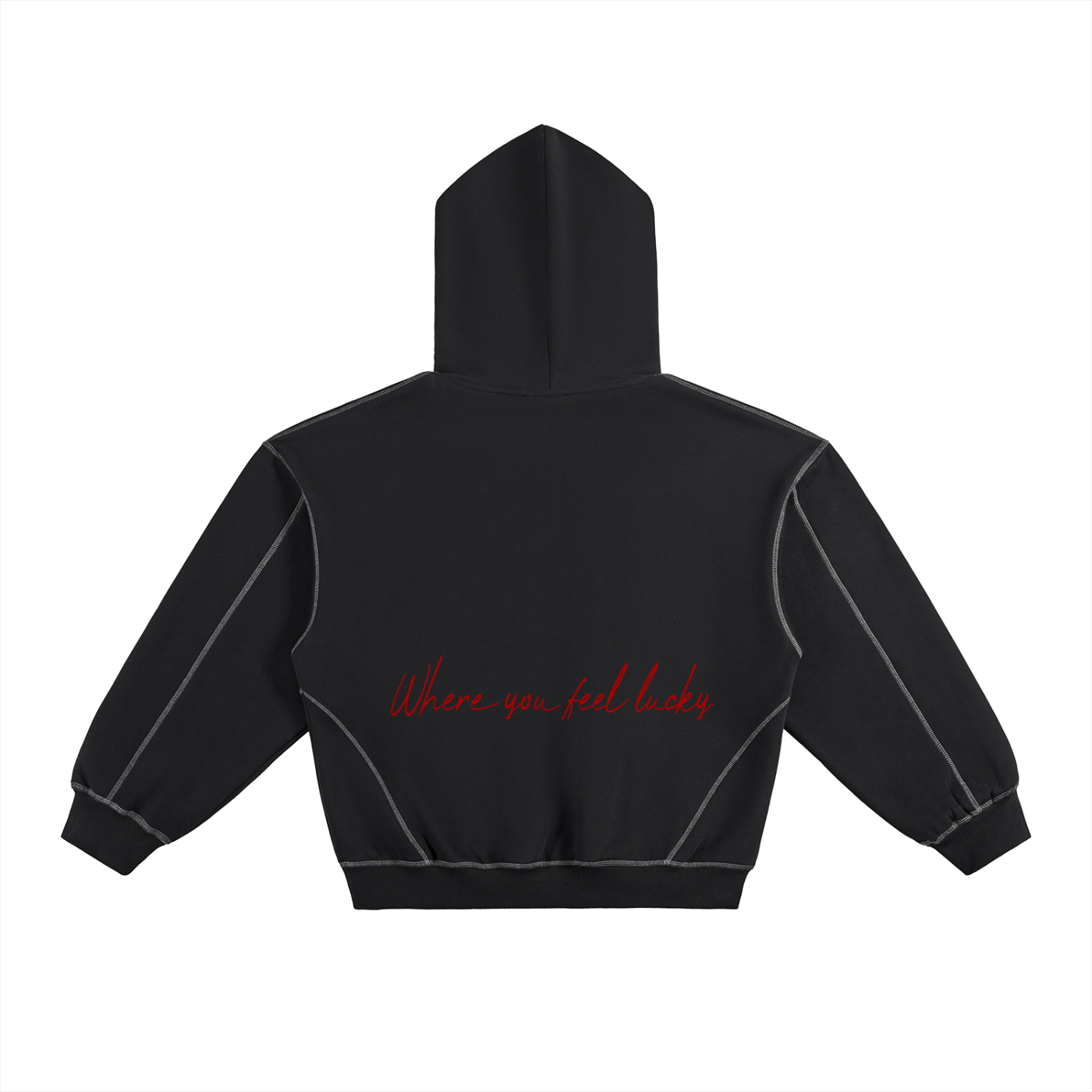 Where you feel lucky Boxy Fleece Hoodie