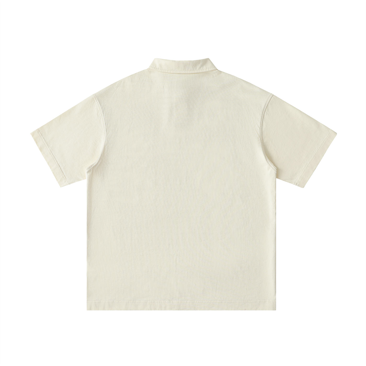 4lC Loose Cotton Short-Sleeve Polo Shirt