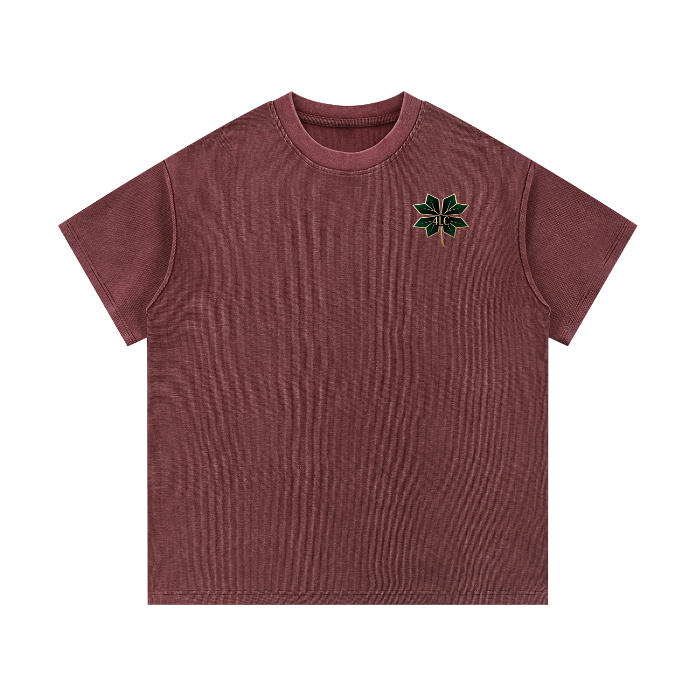 4lC Mineral Wash Waffle Knit T-Shirt