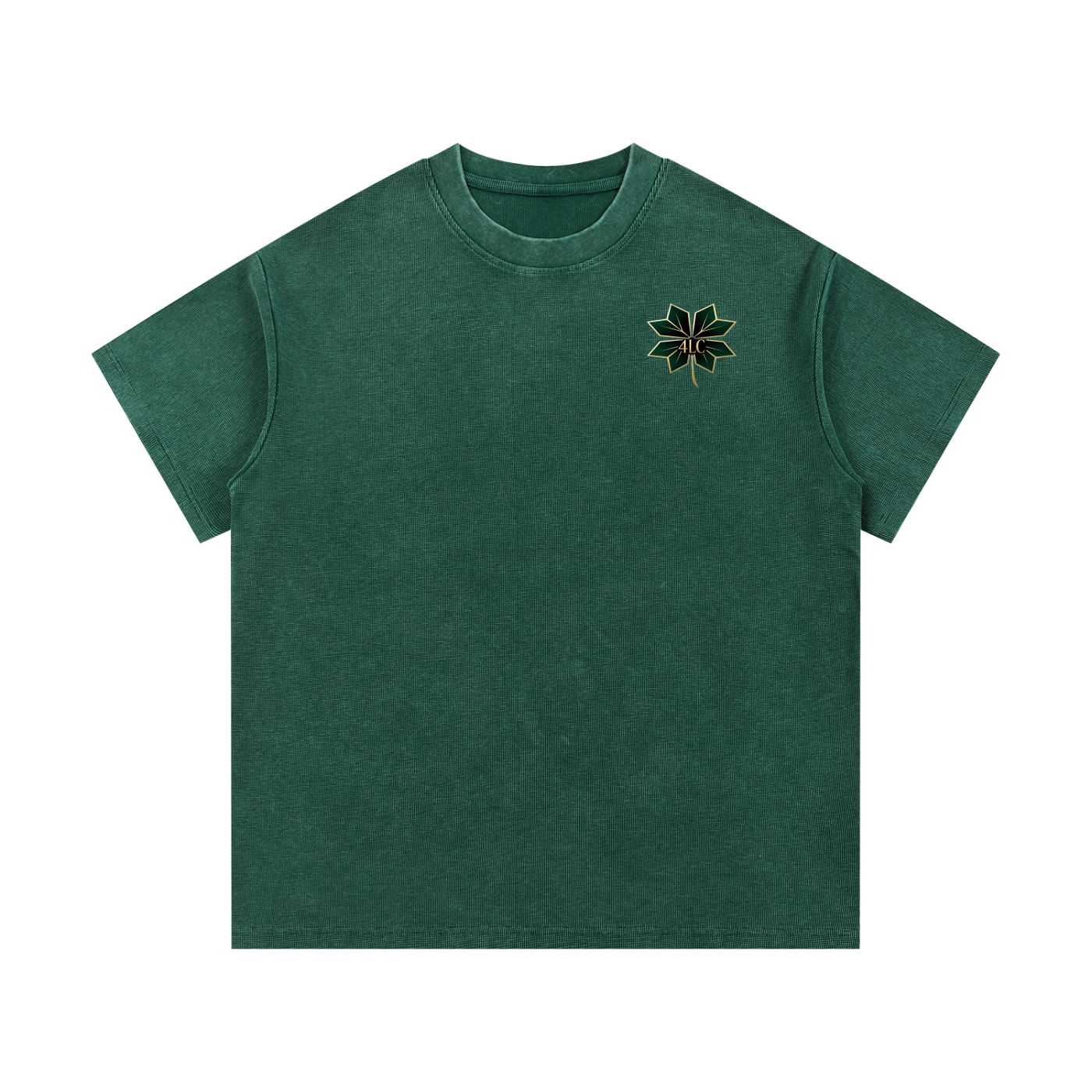 4lC Mineral Wash Waffle Knit T-Shirt