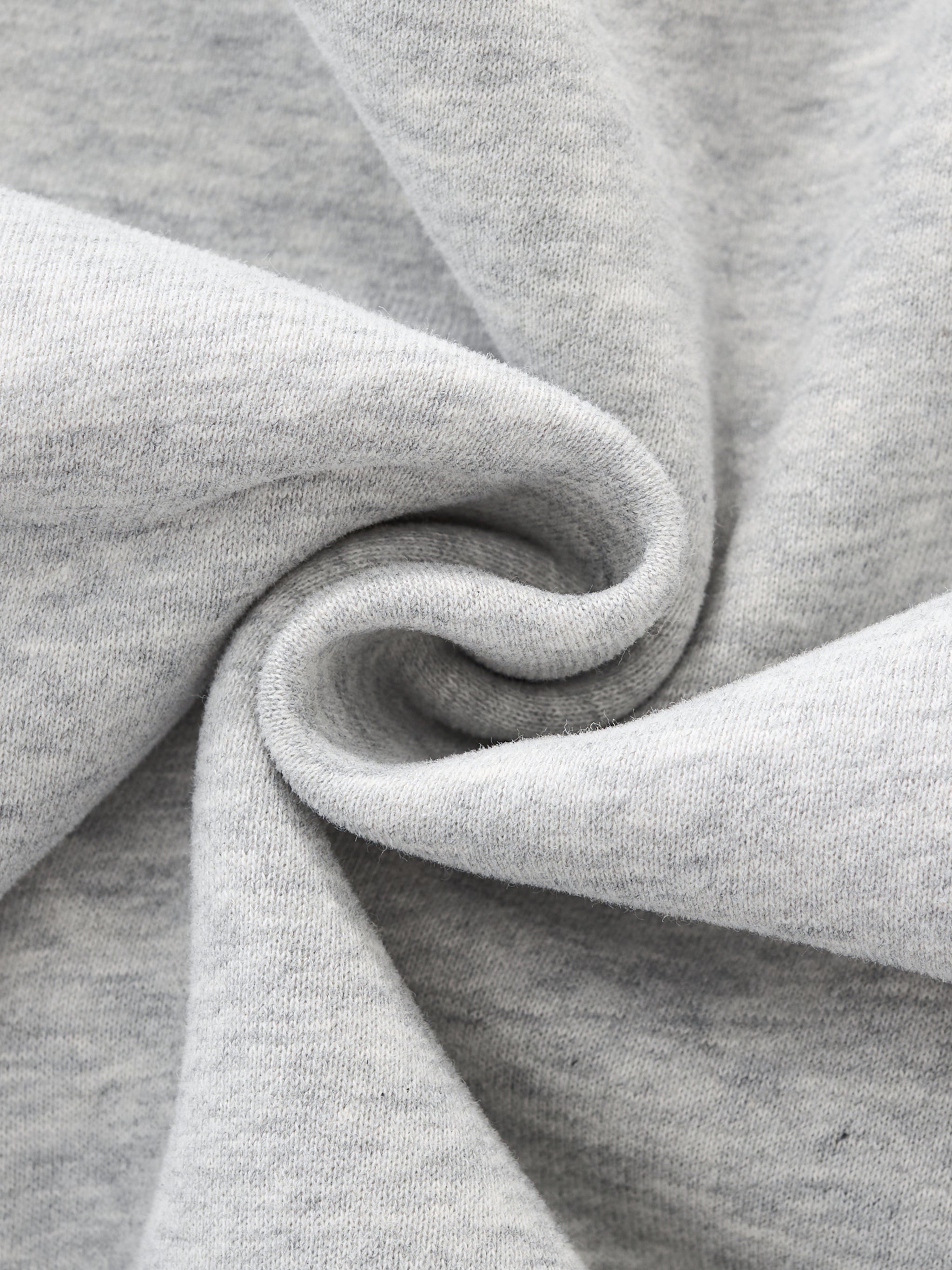 4leafclover Fleece Neck Crew Sweatshirt